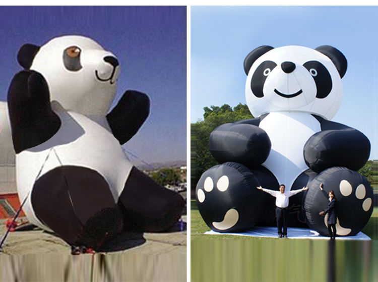 武定熊猫活动卡通气模